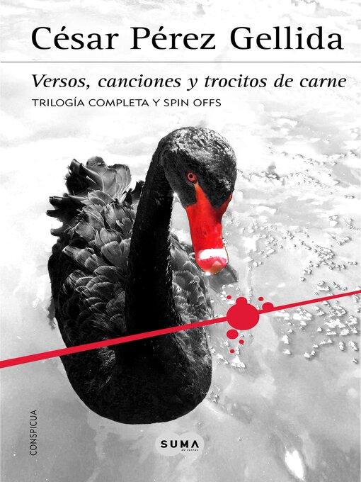 Cover image for Trilogía «Versos, canciones y trocitos de carne»